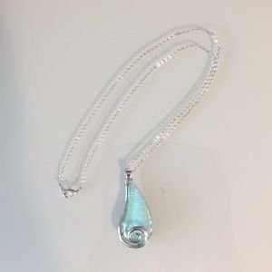 Silver pendant 18 inch